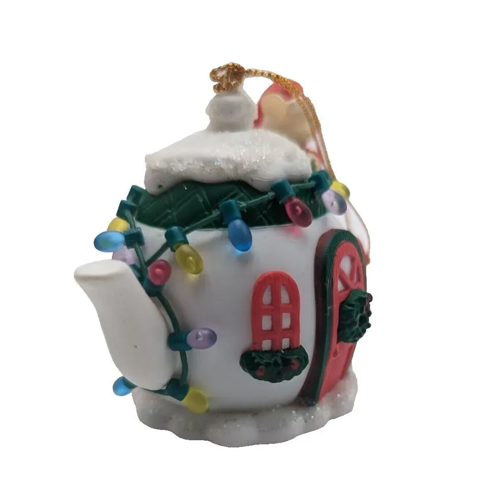 Vintage Westmar Traditions‎ Ornament 1995 Teapot House & Mouse